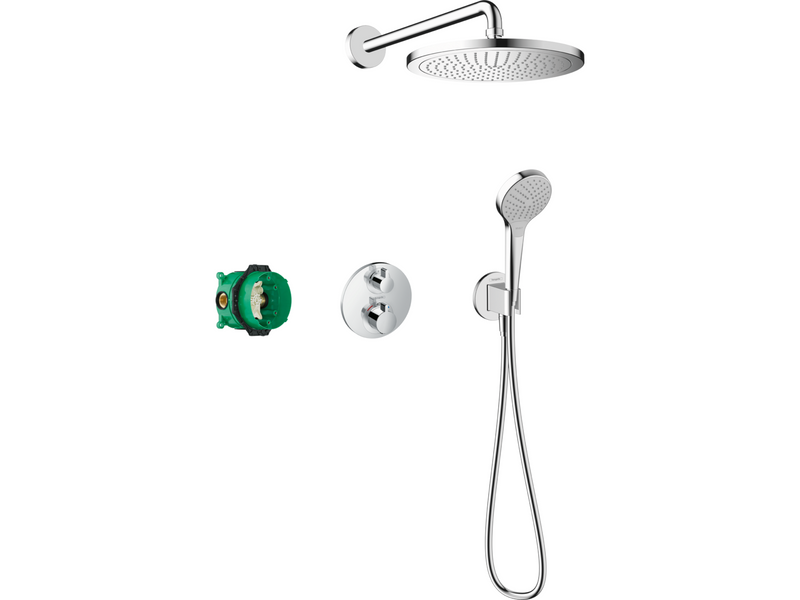 Hansgrohe Croma 280 shower system 1jet with Ecostat S