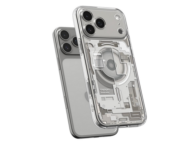 Spigen Ultra Hybrid MagSafe - zero one natural titanium - iPhone 17 Pro