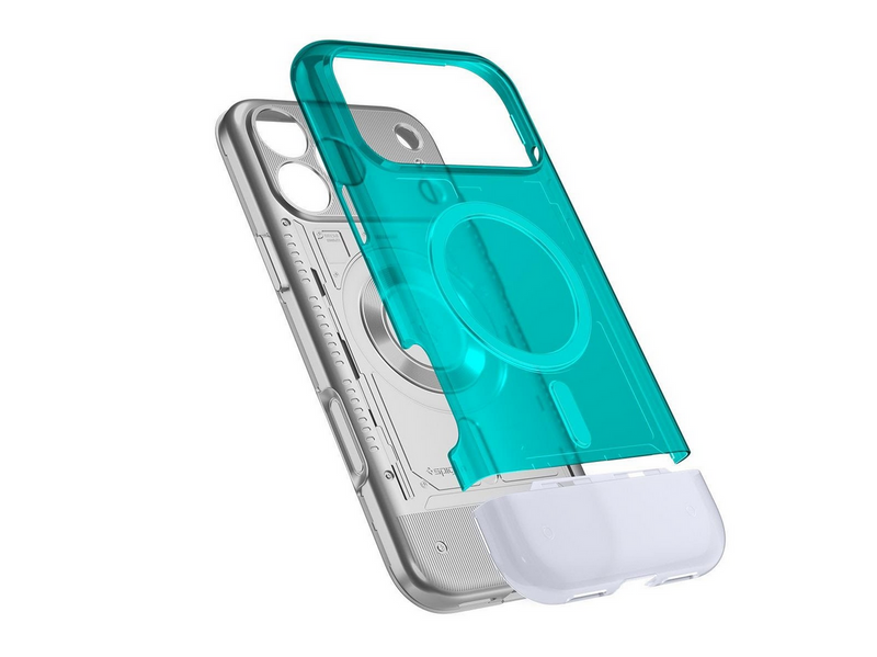 Spigen Classic C1 MagSafe - bondi blue - iPhone 17 Pro