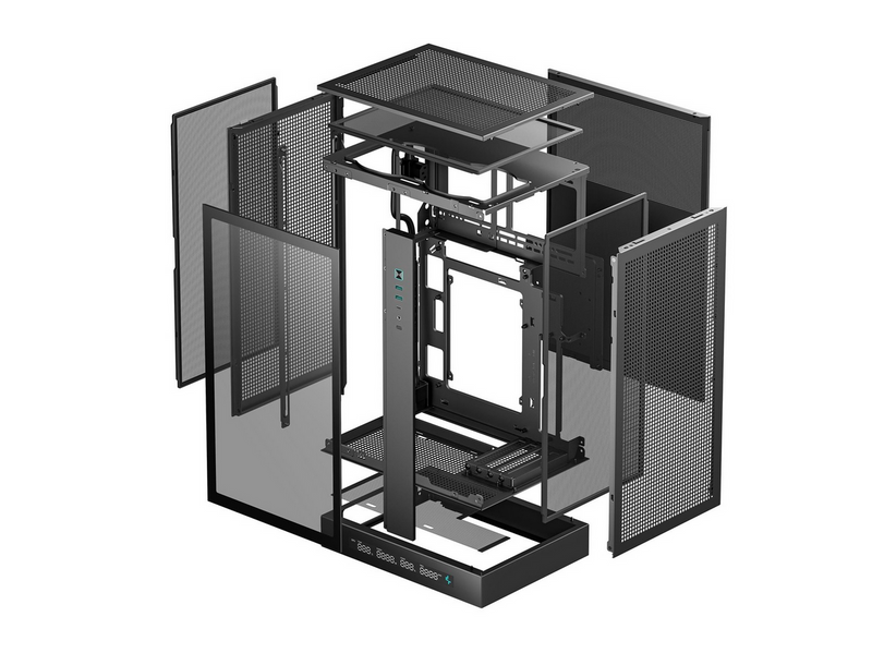 DeepCool CH270 Digital - Gehäuse - Miditower - Schwarz