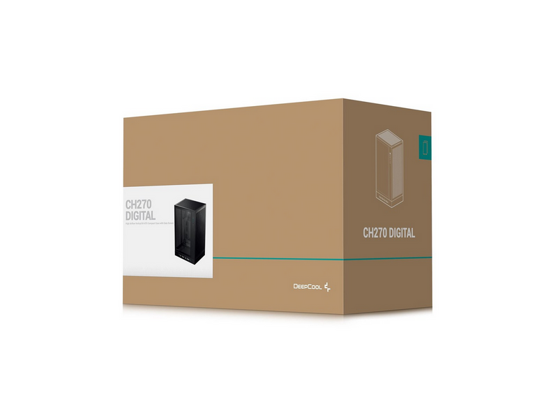 DeepCool CH270 Digital - Gehäuse - Miditower - Schwarz