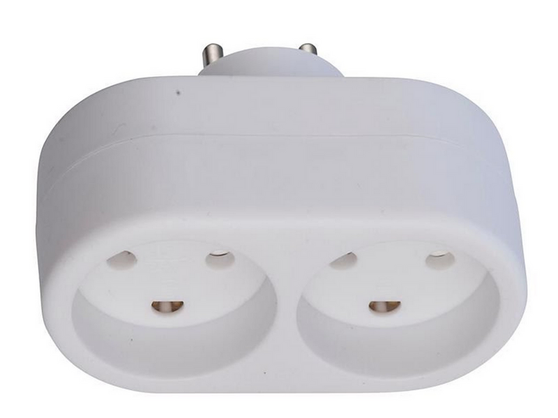 Thorkild Larsen Double Plug D2 2 Round Outlets