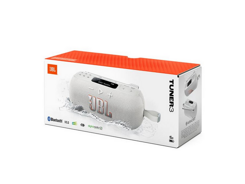 JBL TUNER 3 White - DAB/DAB+/FM