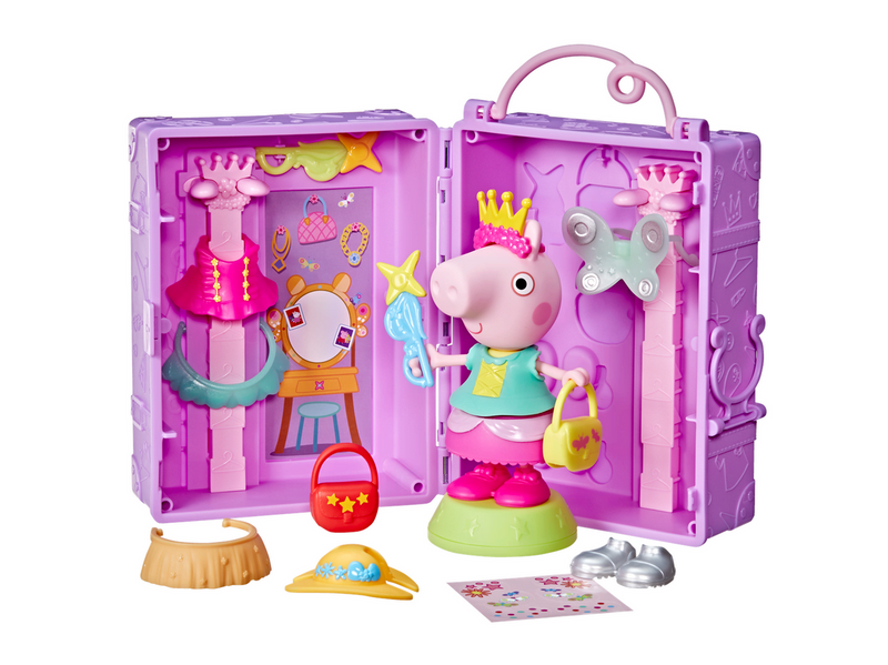 Peppa Pig Ankleide-Garderobe & Peppa 15 cm
