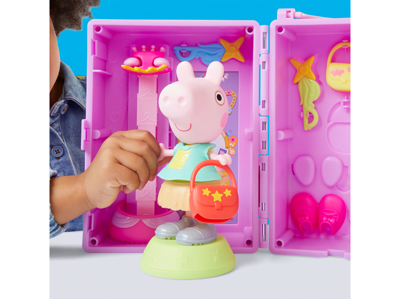 Peppa Pig Ankleide-Garderobe & Peppa 15 cm