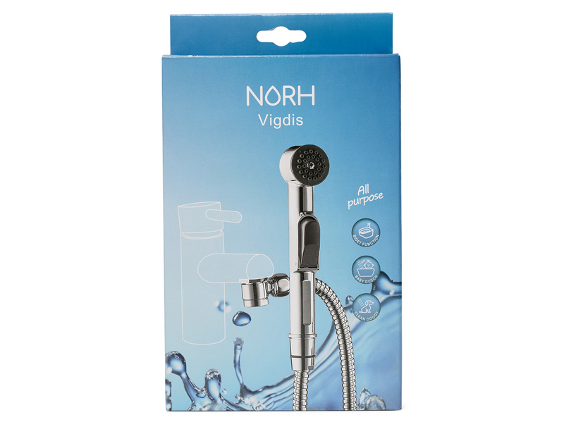 NORH Vigdis all-round shower set chrome