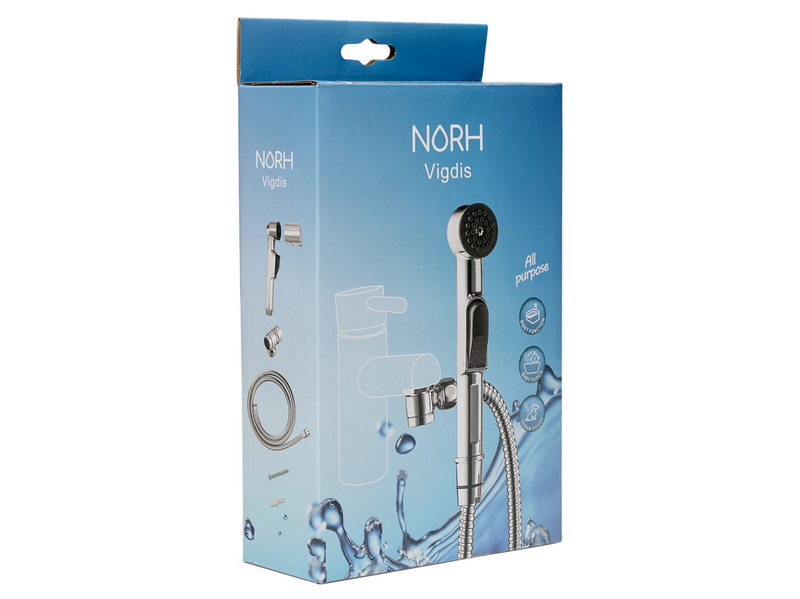 NORH Vigdis all-round shower set chrome