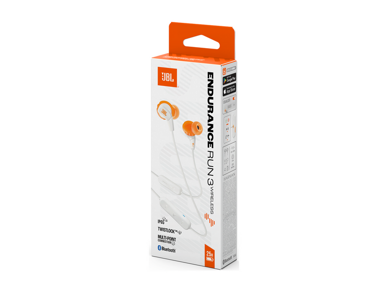 JBL Endurance Run 3 Wireless - White