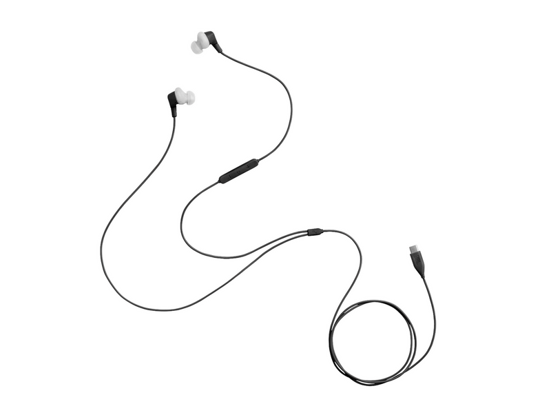 JBL Endurance Run 3 Wired USB-C In-Ear Headphones Black and Grey