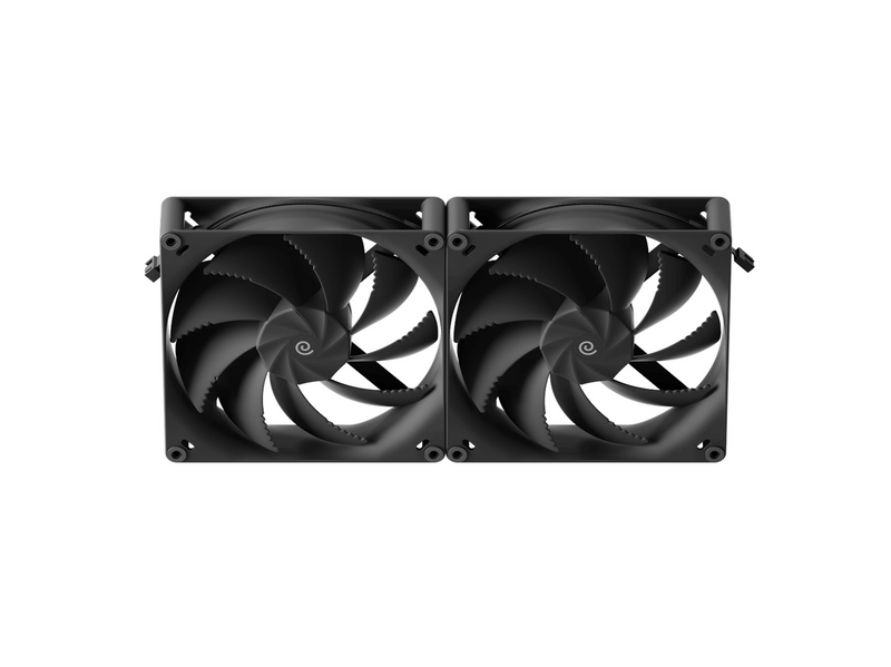 Havn H18 - 2-pack - Gehäuselüfter - 180mm - Schwarz - 35 dBA