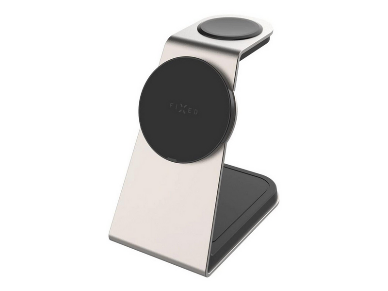 FIXED 3in1 Mag ALU Qi2 Wireless Charging station Titanium