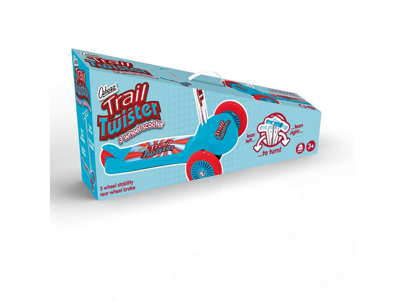 Ozbozz Trail Twist Scooter Blue