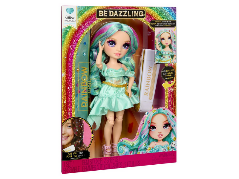 Rainbow High Be Dazzling Fashion Dolls- Teal