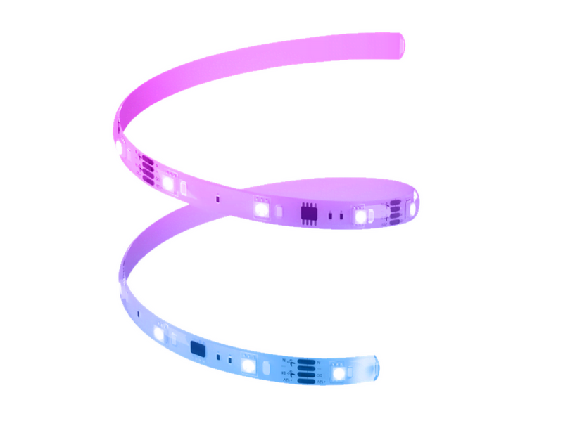 Deltaco Smart - light strip - LED - 18 W - RGBIC - 4000 K - white