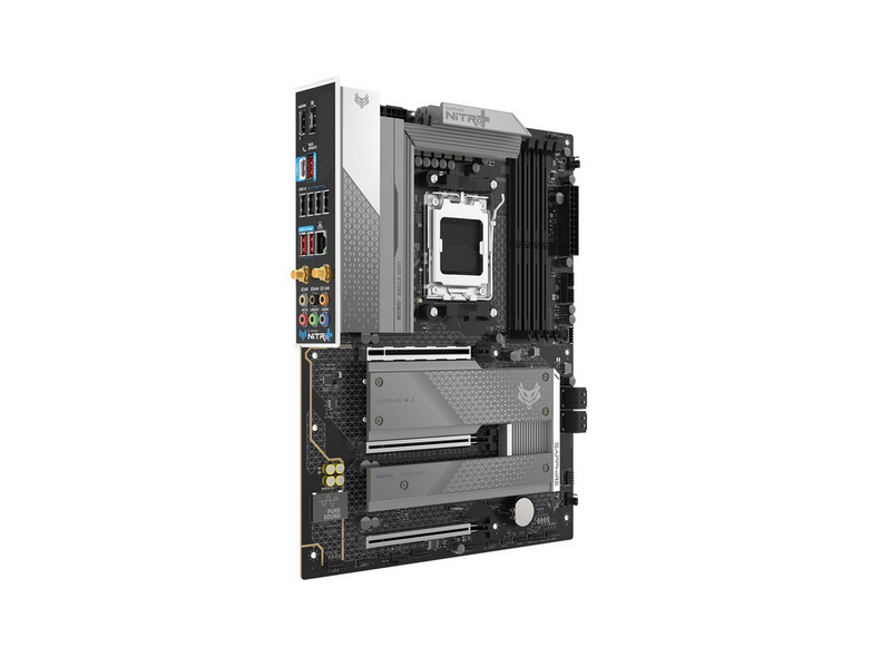 Sapphire NITRO+ B850A WIFI 7 Mainboard - AMD B850 - AMD AM5 - DDR5 RAM - ATX