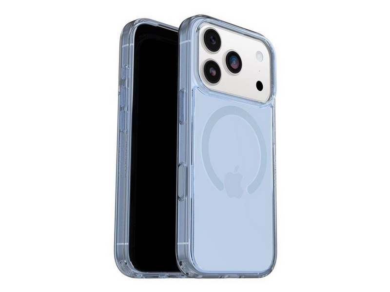 OtterBox Symmetry Clear MagSafe Camera Control Apple iPhone 17 Pro Silver Glade - blue