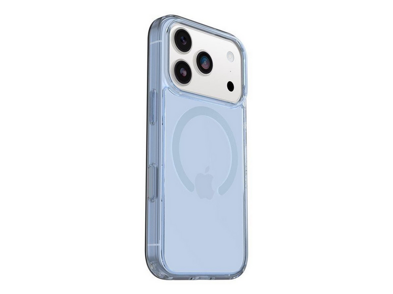 OtterBox Symmetry Clear MagSafe Camera Control Apple iPhone 17 Pro Silver Glade - blue