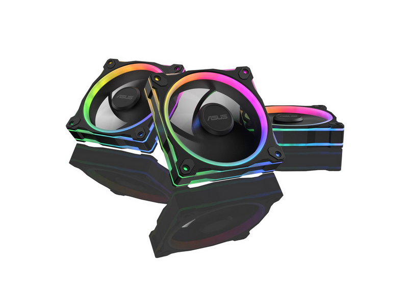 ASUS Prime MR120 Fan ARGB Black 3in1 - Schwarz mit RGB LED