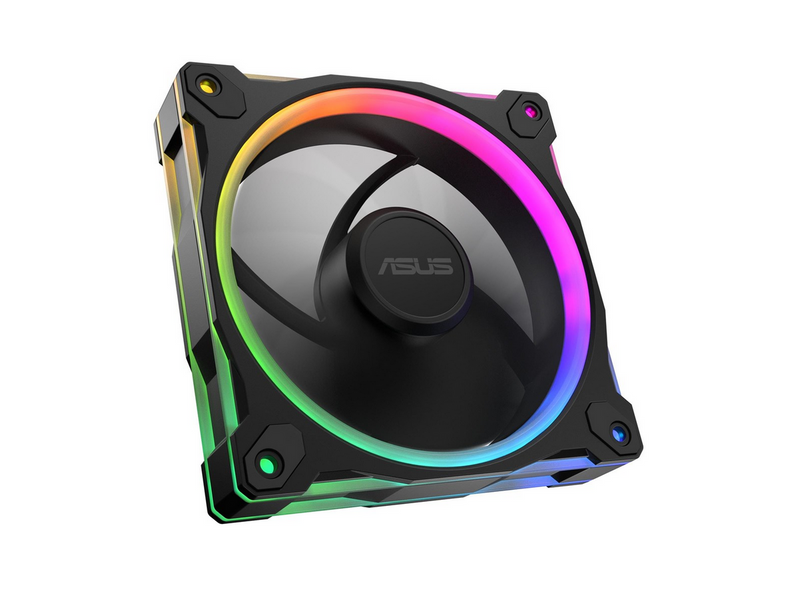 ASUS Prime MR120 Fan ARGB Reverse Black 3in1 - Schwarz mit RGB LED