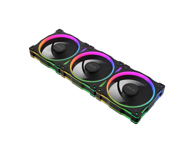 ASUS Prime MR120 Fan ARGB Reverse Black 3in1 - Schwarz mit RGB LED