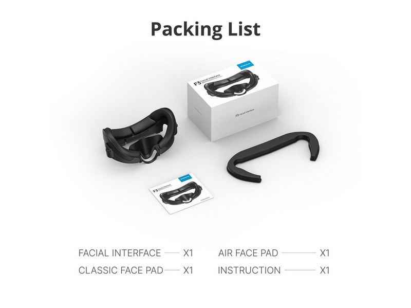 BoboVR F3 Facial Interface - Meta Quest 3