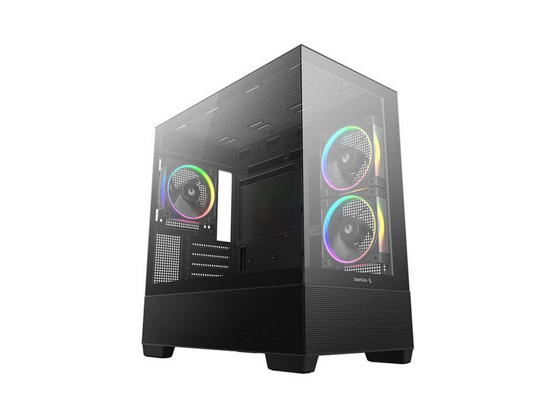 DeepCool CG380 3F - Gehäuse - Minitower - Schwarz
