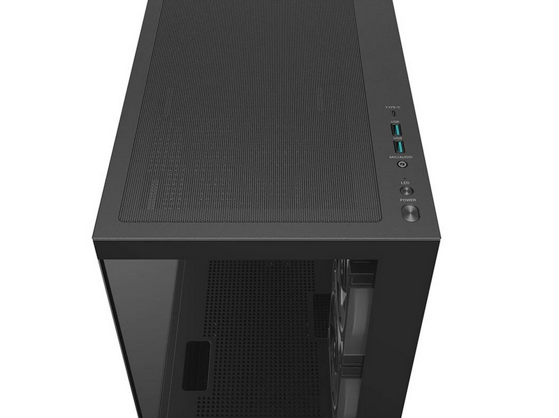 DeepCool CG380 3F - Gehäuse - Minitower - Schwarz