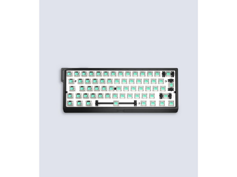 Wooting 60HE+ - ISO - No Keycaps - Linear60 (Rev1) - Gaming Tastatur (TKL) - 80% - Universal - Schwarz