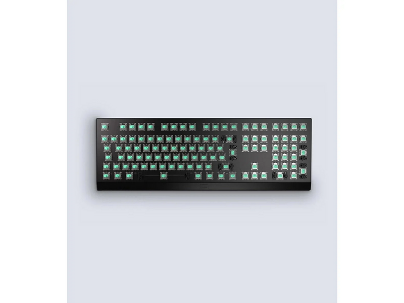 Wooting Two HE - ISO - No Keycaps - Linear60 - Gaming Tastatur - Full-Size - Universal - Schwarz