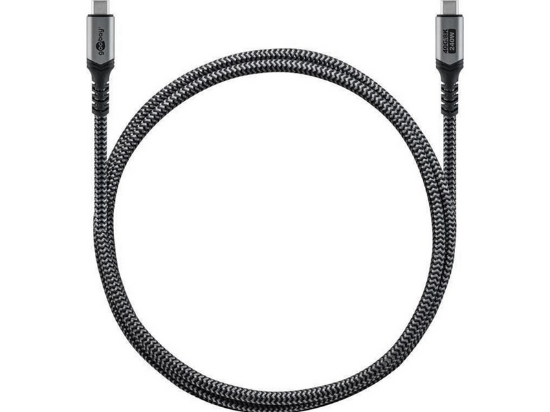 Pro USB-C <-> USB-C - 1.8m - 240 Watt Power Delivery - USB 4.0 / Thunderbolt 4 - Schwarz