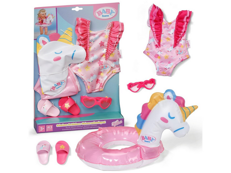 Baby Born Swim Set Unicorn 43cm