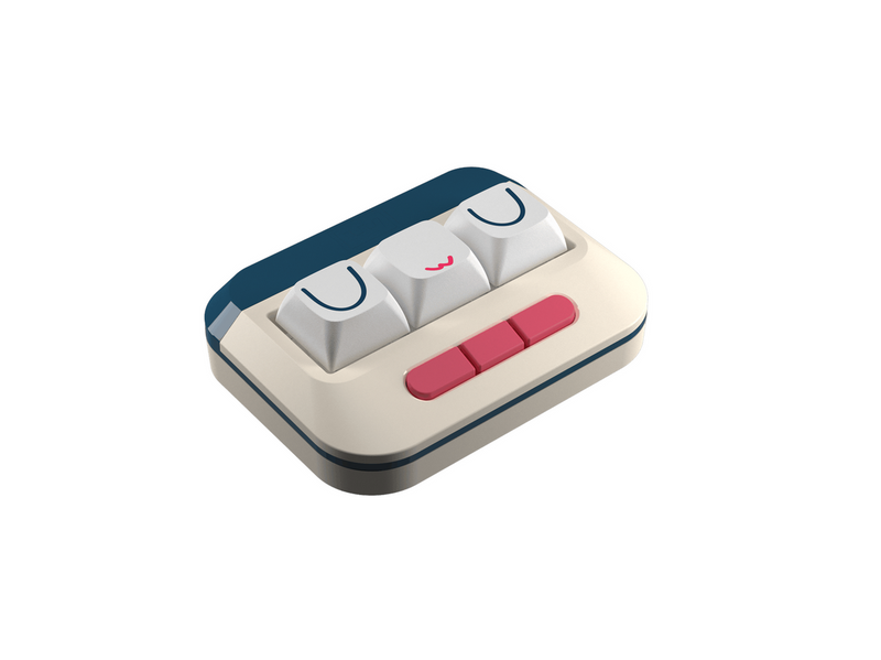 Wooting UwU - ohne RGB - Gaming Tastatur (TKL) - Universal - Beige