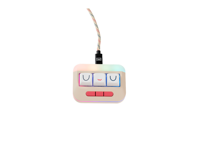 Wooting UwU - RGB - Gaming Tastatur (TKL) - Universal - Beige
