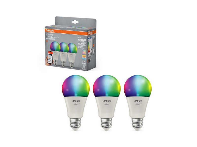 Osram SMART+ frosted standard 14W/RGBW (100W) frosted E27 3-pack