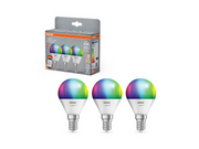 Osram SMART+ frosted mini-ball 470lm 4.9W/RGBW (40W) frosted E14 3-pack