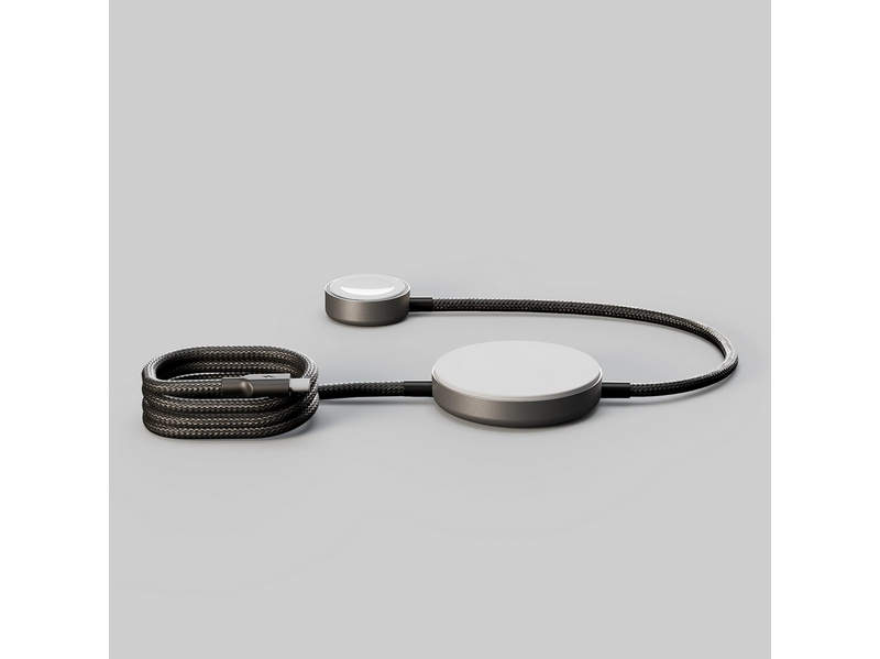 ZENS Charging Cable Pro 2 - Qi2+Watch Wireless Charger - Black