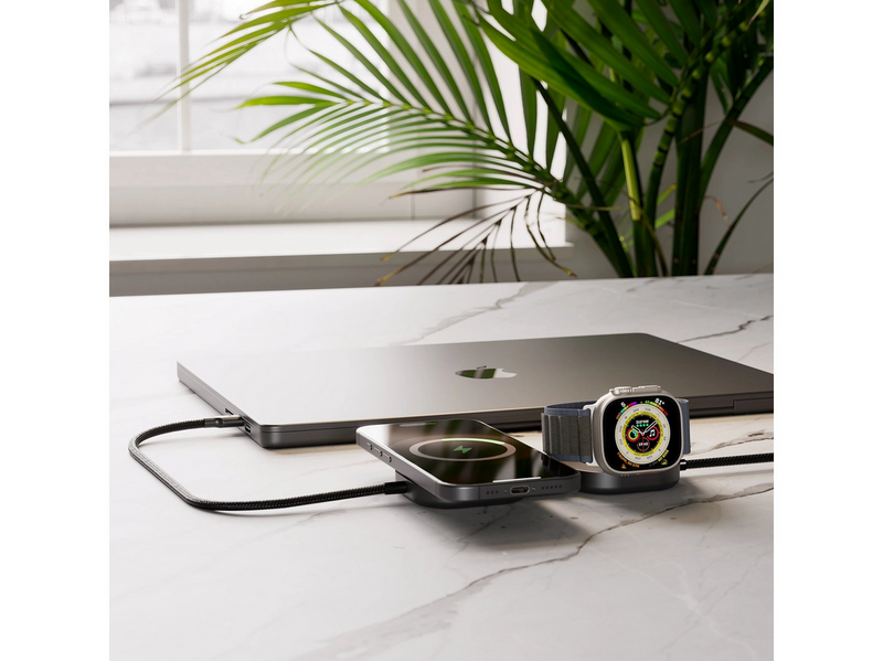 ZENS Charging Cable USB C-C Pro 3 - Magnetic Wireless Charger - Black