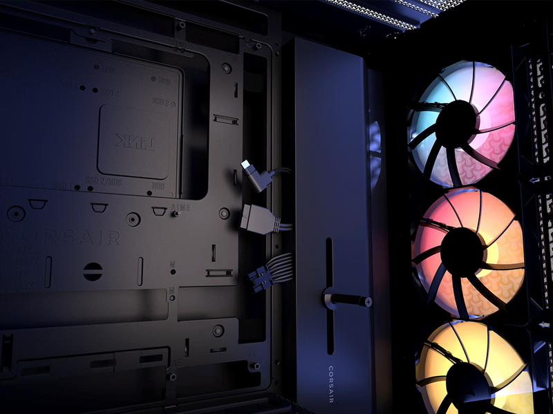 Corsair FRAME 4000D LCD RS ARGB - Gehäuse - Miditower - Schwarz