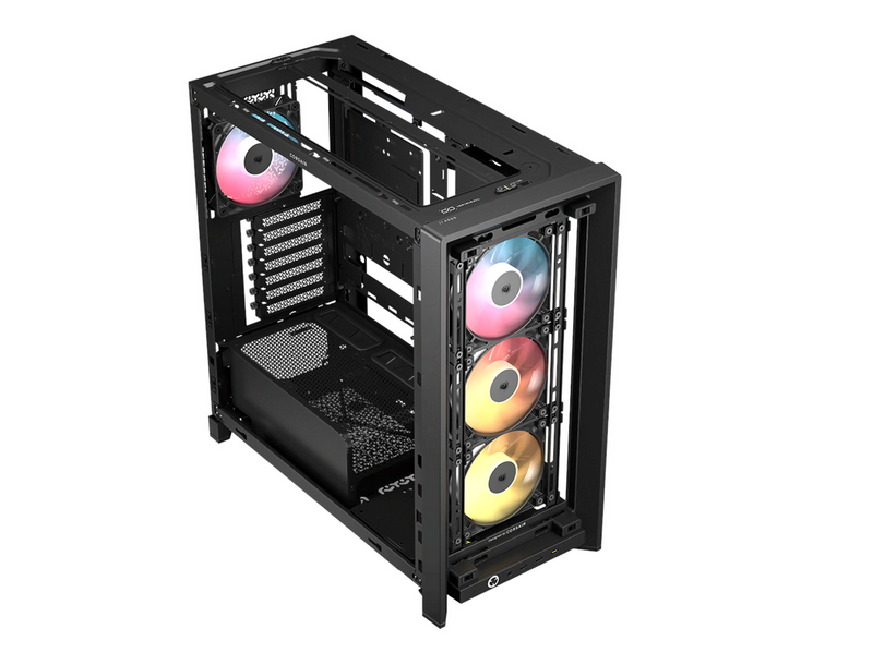 Corsair FRAME 4000D LCD RS ARGB - Gehäuse - Miditower - Schwarz