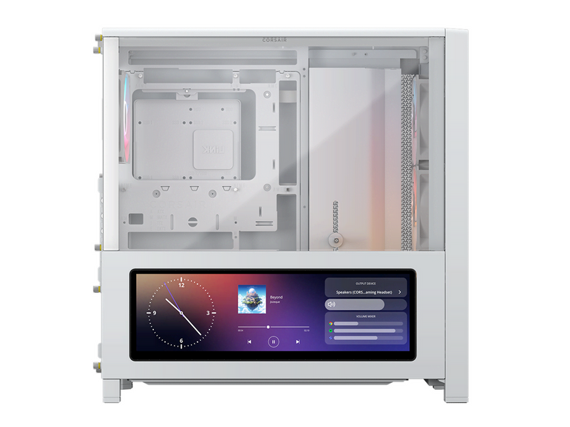 Corsair FRAME 4000D LCD RS ARGB - Gehäuse - Miditower - Weiß