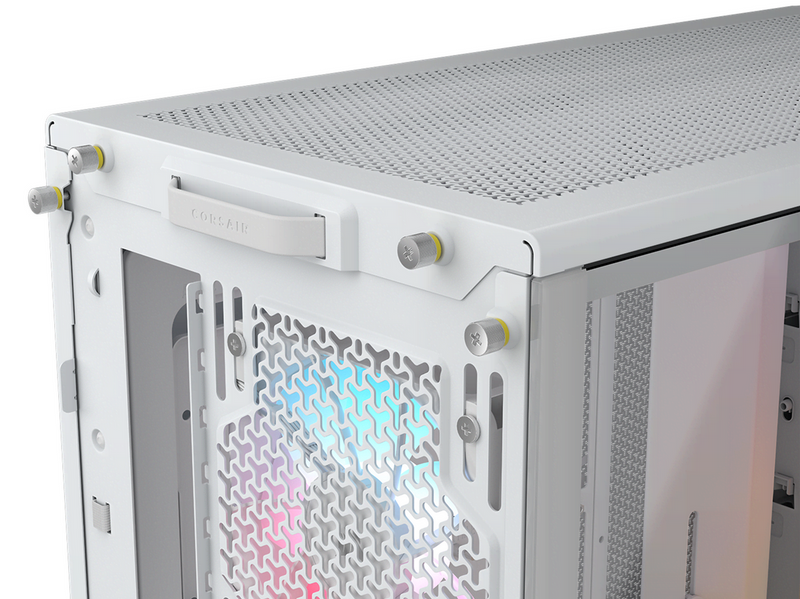 Corsair FRAME 4000D LCD RS ARGB - Gehäuse - Miditower - Weiß