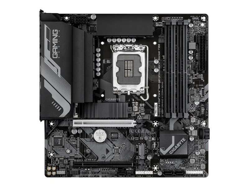 GIGABYTE B760M Gaming X DDR4 GEN5 Mainboard - Intel B760 - Intel LGA1700 - DDR4 RAM - Micro-ATX