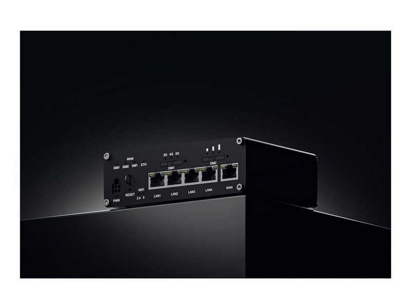 Teltonika RUTC50 - wireless router - WWAN - Wi-Fi 6 - 3G 4G 5G - DIN rail mountable wall-mountable surface-mountable - Wireless router Wi-Fi 6