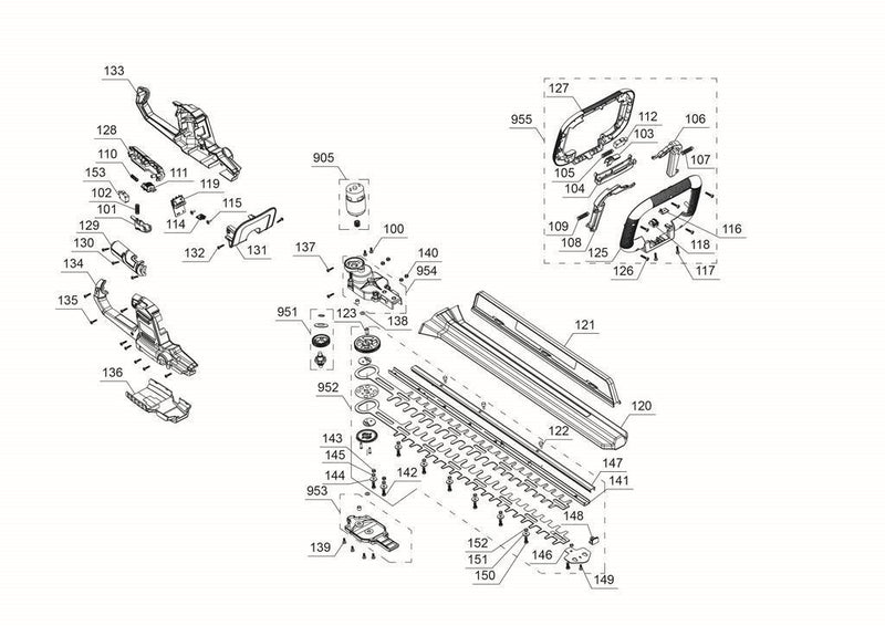 Einhell Akku-Heckenschere GE-CH 18/60 Li-Solo (3410930)