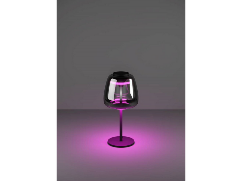 EGLO ALFERO-Z TISCH RGB/CCT 1000LM SCHWARZ/CHROM/TRANSP.