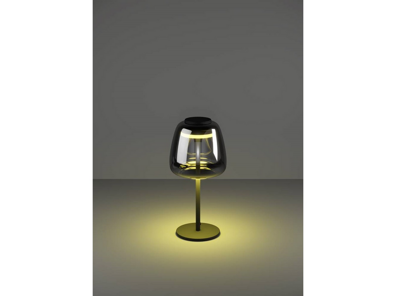 EGLO ALFERO-Z TISCH RGB/CCT 1000LM SCHWARZ/CHROM/TRANSP.