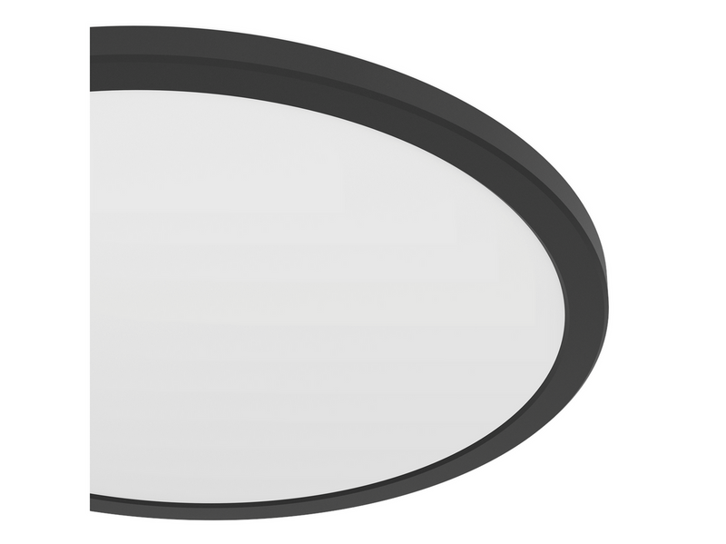EGLO ROVITO-Z DECKENLEUCHTE Ø390 RGB/CCT 21W 2625LM MIT FERNBEDIENUNG B. IP44 SCHWARZ
