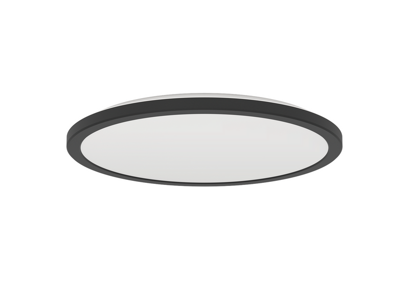 EGLO ROVITO-Z DECKENLEUCHTE Ø390 RGB/CCT 21W 2625LM MIT FERNBEDIENUNG B. IP44 SCHWARZ