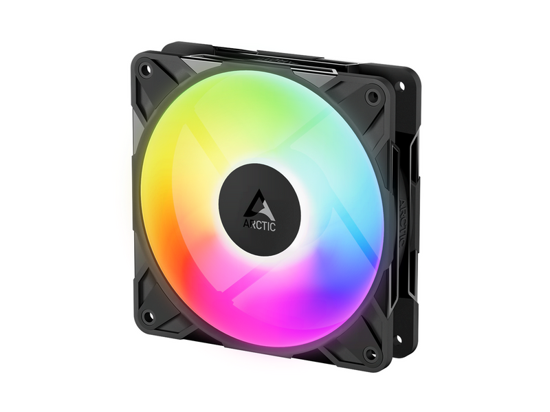 Arctic P12 Pro Reverse A-RGB - 3 Pack - Gehäuselüfter - 120mm - Schwarz