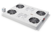 Digitus Dachlüftermodule für 19' Unique Schränke 4 Lüfter RAL7035 grau (DN-19 FAN-4-SRV)
